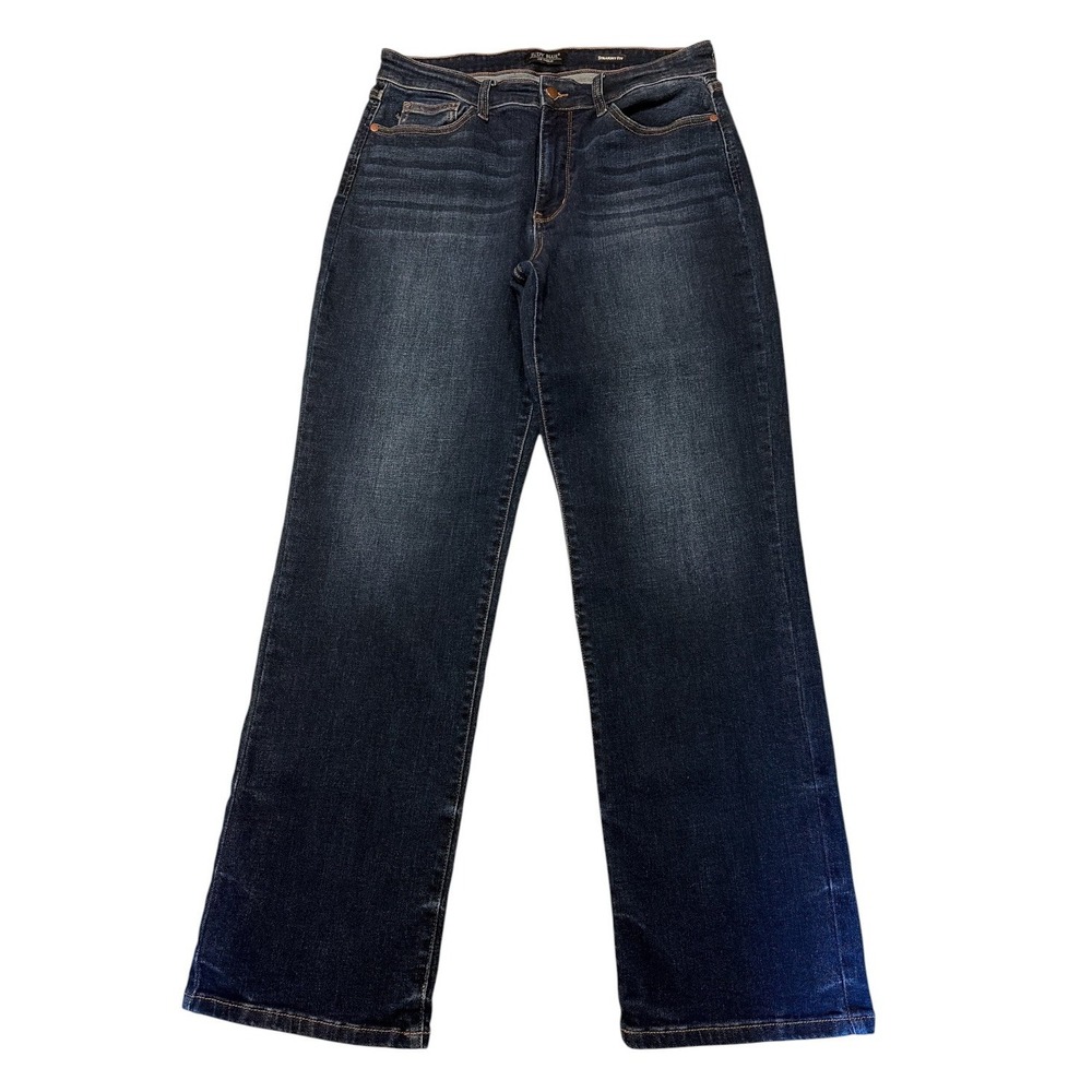 Judy Blue Dark Wash Straight Stretch Jeans High Rise 13 31 Denim